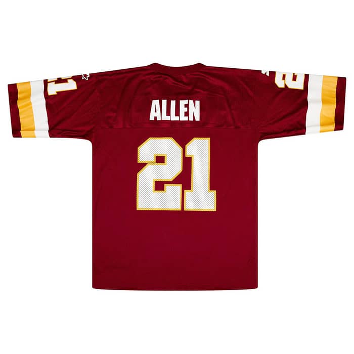 1995-98 Washington Redskins Allen #12 Starter Jersey (Home) L