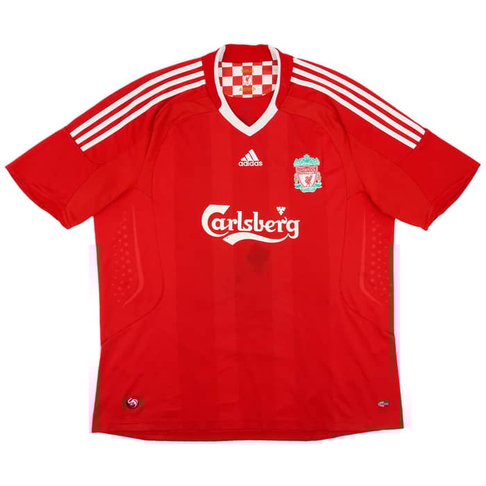 2008-10 Liverpool Home Shirt Alonso #14 - 5/10 - (XXL)