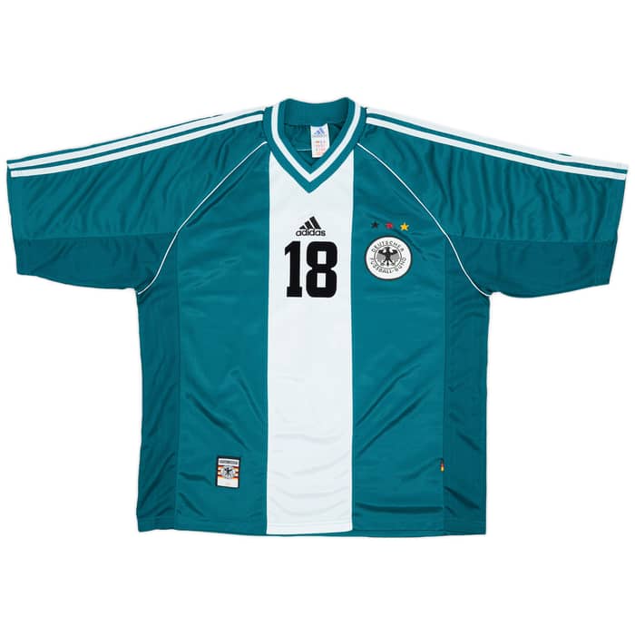 1998-00 Germany Away Shirt Klinsmann #18 - 9/10 - (XL)