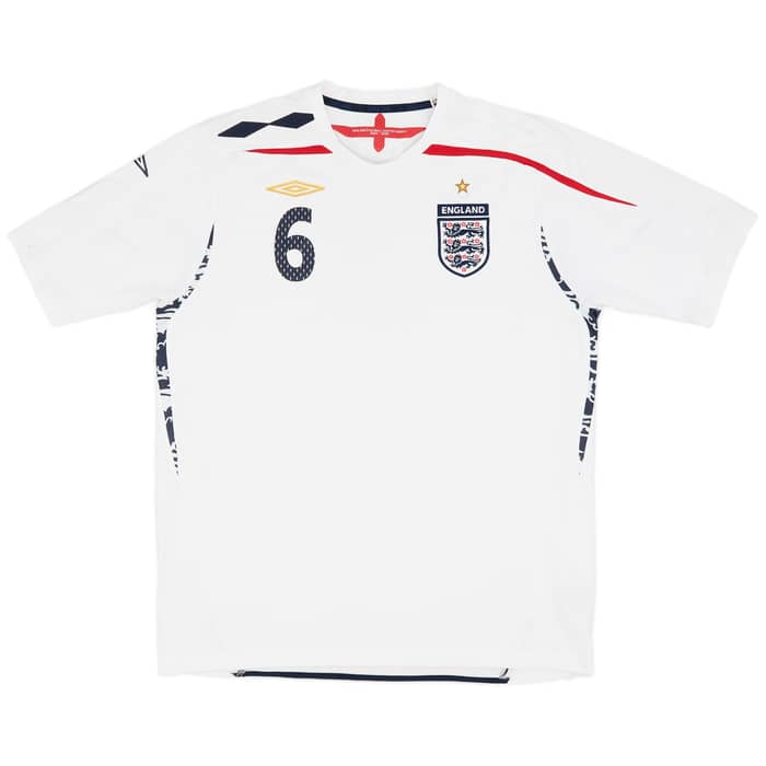 2007-09 England Home Shirt Terry #6 - 7/10 - (XL)