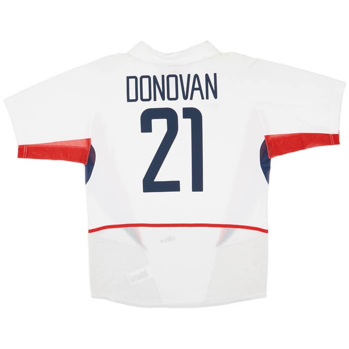 2002-03 USA Authentic Home Shirt Donovan #21 - 8/10 - (M)