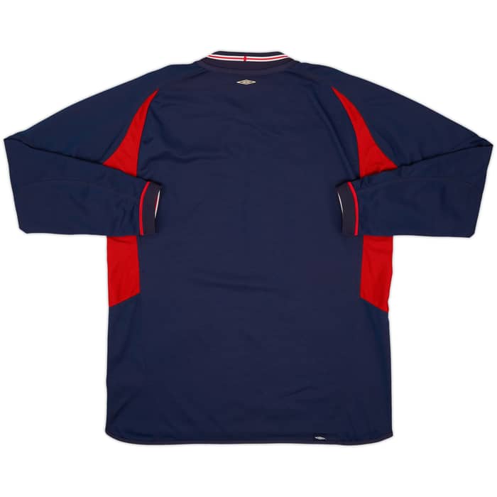 2002-04 England Away L/S Shirt - 5/10 - (L)
