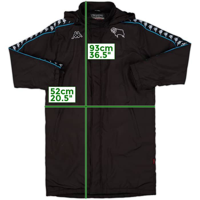 2013-14 Derby County Kappa Padded Bench Coat - 8/10 - (L)