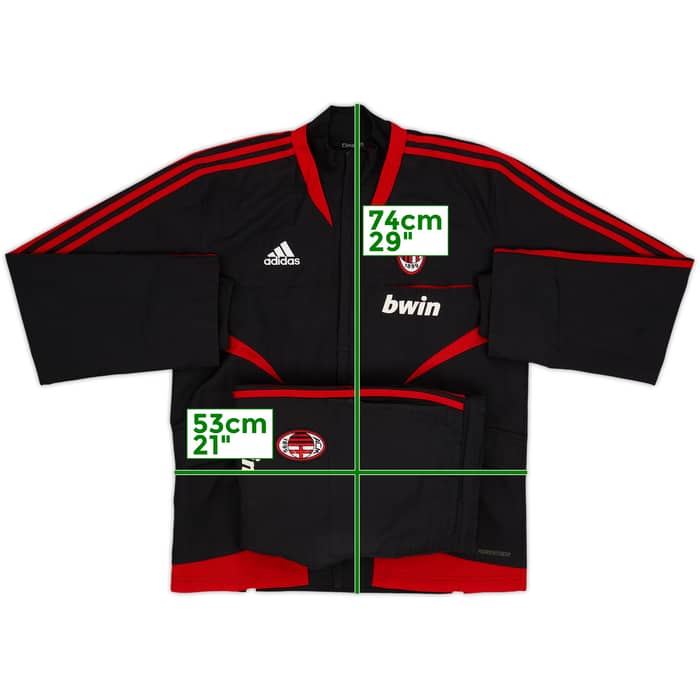2007-08 AC Milan adidas Tracksuit - 8/10 - (S)