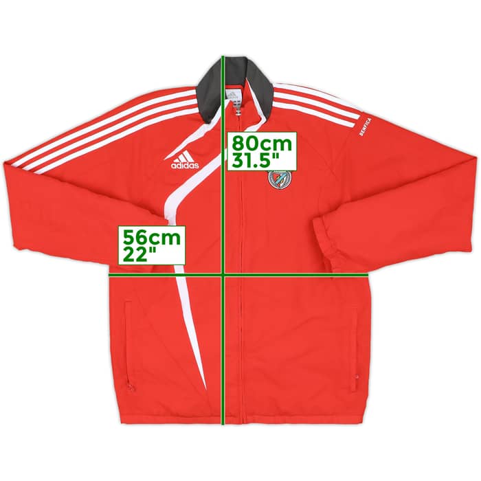 2009-10 Benfica adidas Track Jacket - 8/10 - (M)