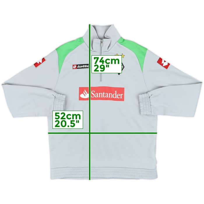 2010-11 Borussia Monchengladbach Lotto 1/4 Zip Training Top - 8/10 - (S)