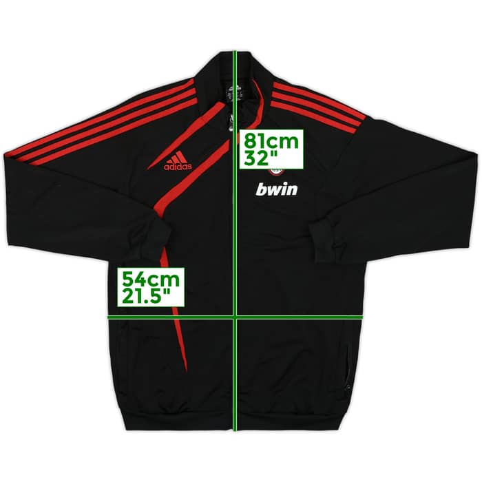 2008-09 AC Milan adidas Track Jacket - 8/10 - (M/L)