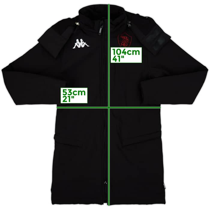 2008-09 Roma Kappa Padded Bench Coat - 10/10 - (L)