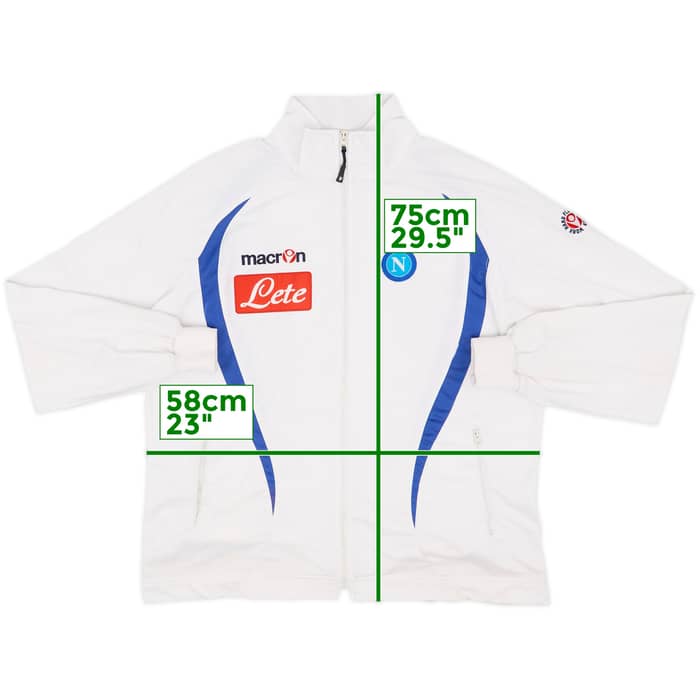 2009-10 Napoli Macron Track Jacket - 8/10 - (XL)