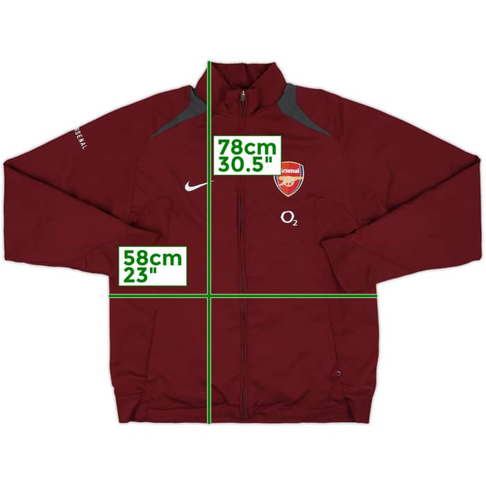 2005-06 Arsenal Nike Track Jacket - 8/10 - (L)