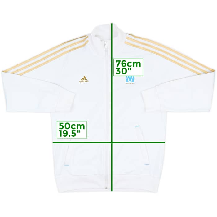 2011-12 Marseille adidas Track Jacket - 8/10 - (S)