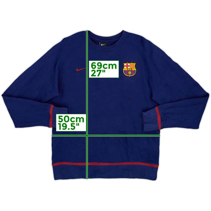 2016-17 Barcelona Nike Sweat Top - 8/10 - (M)