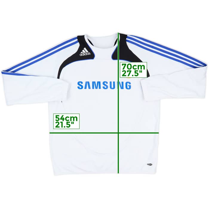 2008-09 Chelsea adidas Sweat Top - 6/10 - (L/XL)