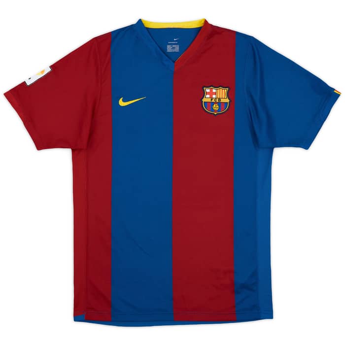 2006-07 Barcelona Home Shirt Ronaldinho #10 - 8/10 - (S)