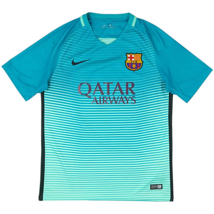 2016-17 Barcelona Third Shirt Suarez #9 - 9/10 - (M)