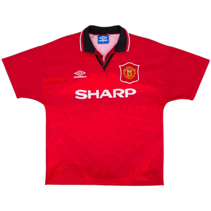 1994-96 Manchester United Home Shirt Cantona #7 - 8/10 - (M)