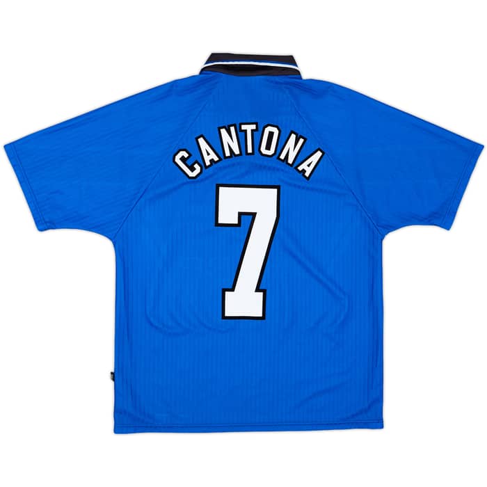 1996-98 Manchester United Third Shirt Cantona #7 - 8/10 - (M)