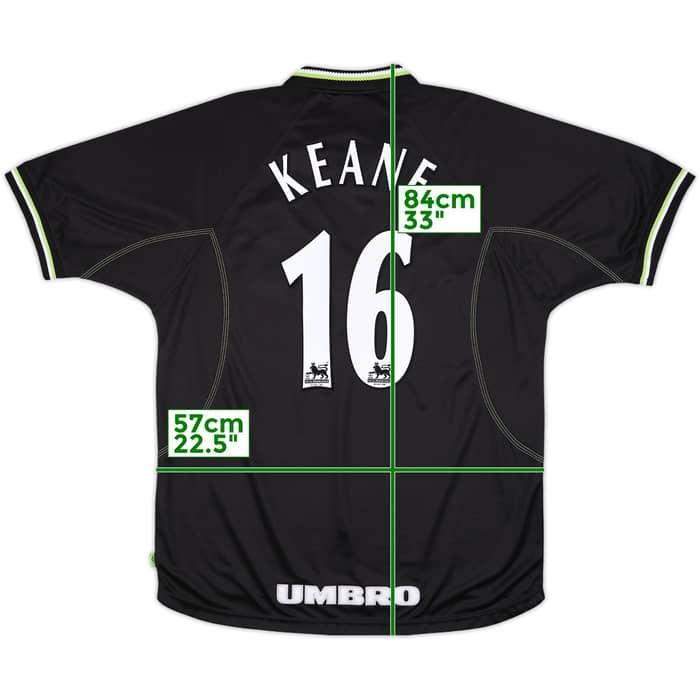 1998-99 Manchester United Third Shirt Keane #16 - 9/10 - (XL)