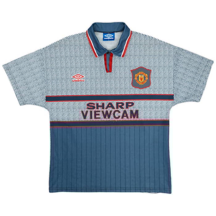 1995-96 Manchester United Away Shirt Cantona #7 - 7/10 - (M)