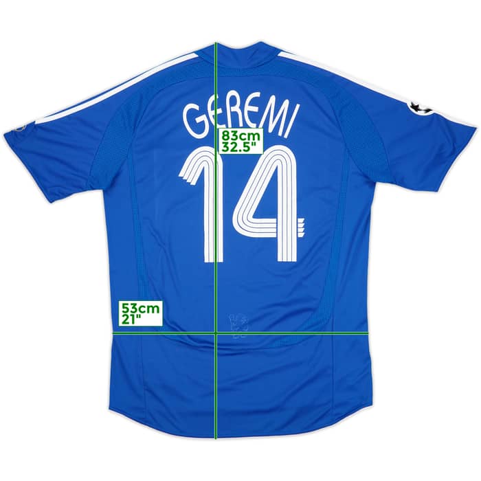 2006-08 Chelsea Home Shirt Geremi #14 - 6/10 - (L)
