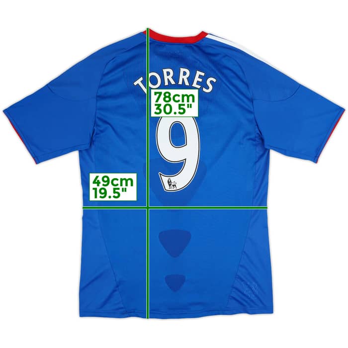 2010-11 Chelsea Home Shirt Torres #9 - 9/10 - (M)