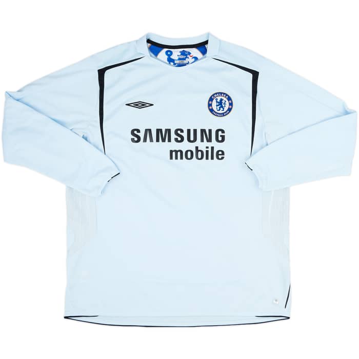 2005-06 Chelsea Away L/S Shirt Drogba #15 - 10/10 - (XXL)