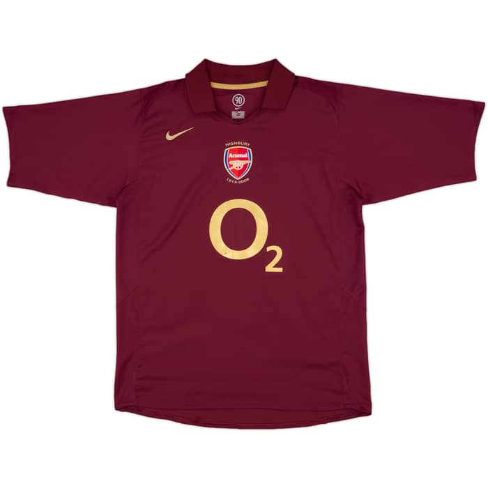 2005-06 Arsenal Home Shirt Bergkamp #10 - 6/10 - (L)