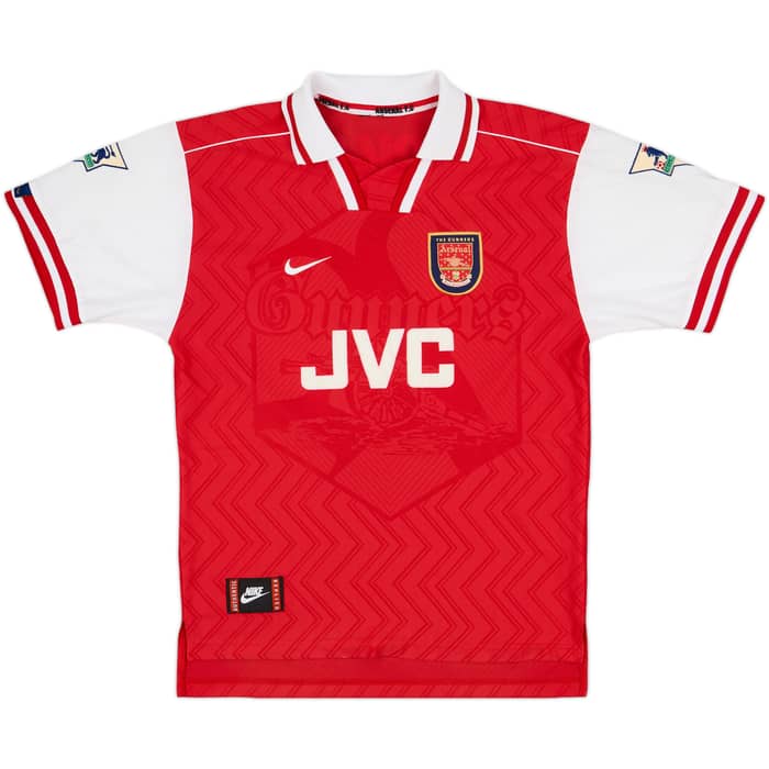 1996-98 Arsenal Home Shirt Bergkamp #10 - 8/10 - (M)