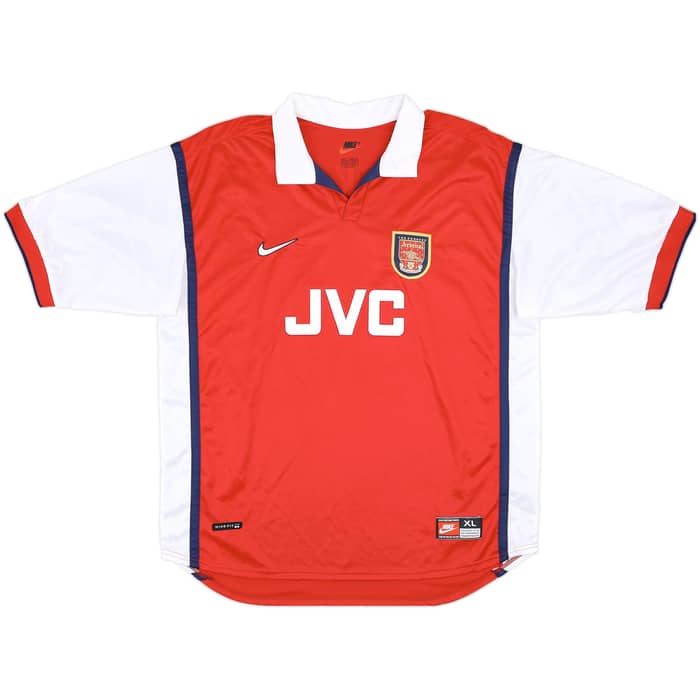 1998-99 Arsenal Home Shirt Bergkamp #10 - 9/10 - (XL)