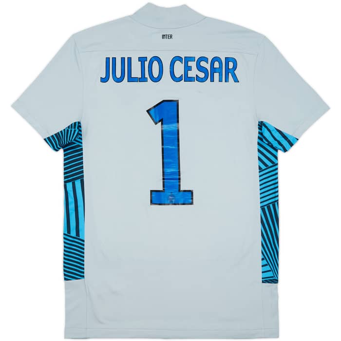 2011-12 Inter Milan GK S/S Shirt Julio Cesar #1 - 7/10 - (M)