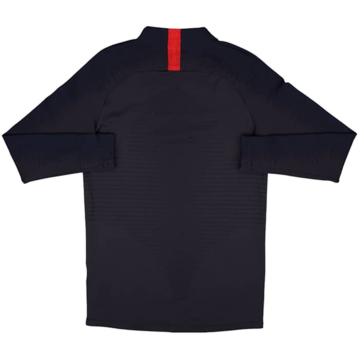 2019-20 Paris Saint-Germain Nike Vaporknit 1/4 Zip Drill Top - 8/10 - (S)