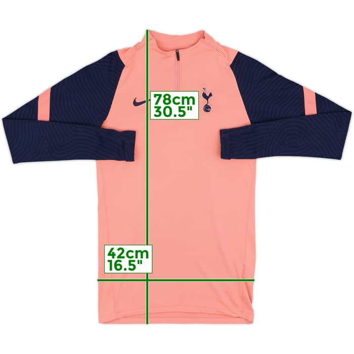 2020-21 Tottenham Nike 1/4 Zip Drill Top - 8/10 - (XS)