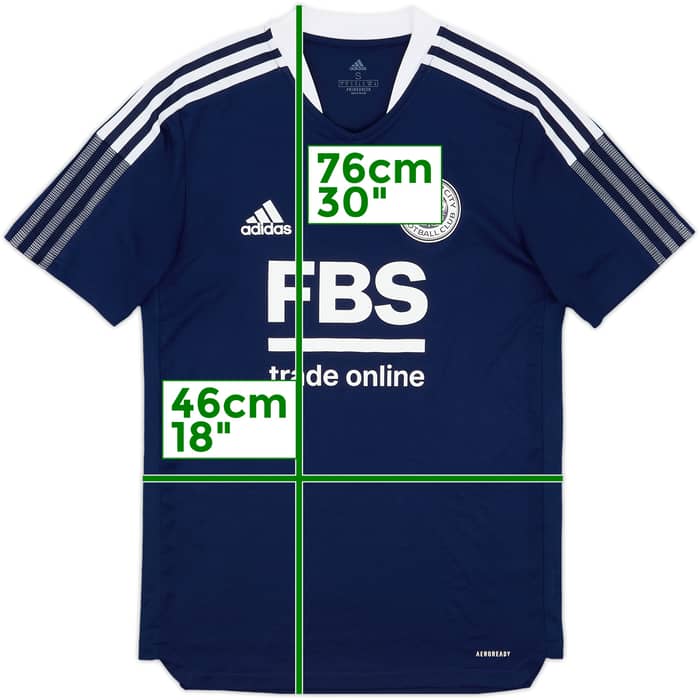 2022-23 Leicester City adidas Training Shirt - 9/10 - (S)