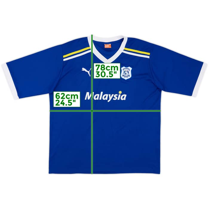 2011-12 Cardiff Home Shirt - 6/10 - (XXL)
