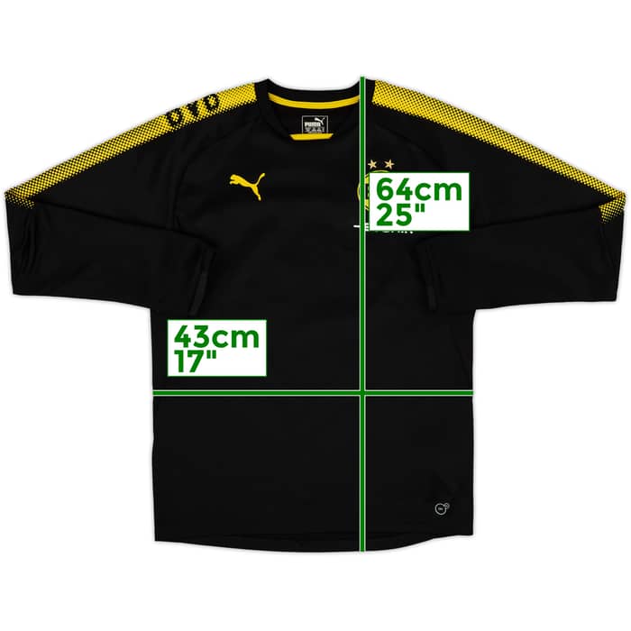 2017-18 Borussia Dortmund Puma Sweat Top - 8/10 - (M)