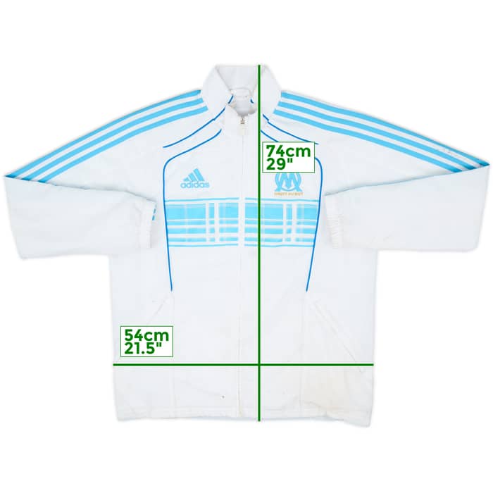2010-11 Marseille adidas Track Jacket - 5/10 - (L)