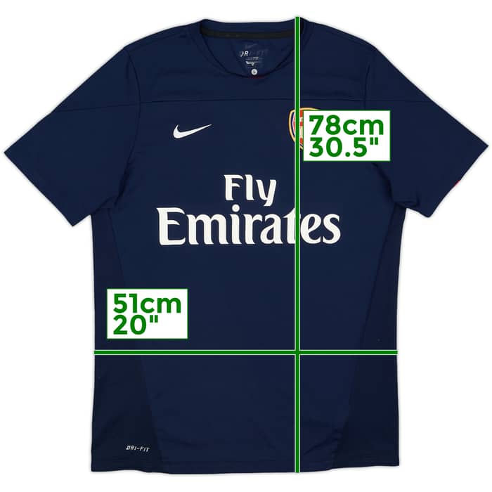 2013-14 Arsenal Nike Training Shirt - 8/10 - (L)