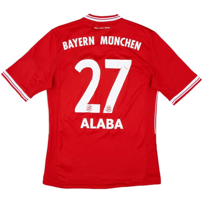 2013-14 Bayern Munich Home Shirt Alaba #27 - 5/10 - (S)