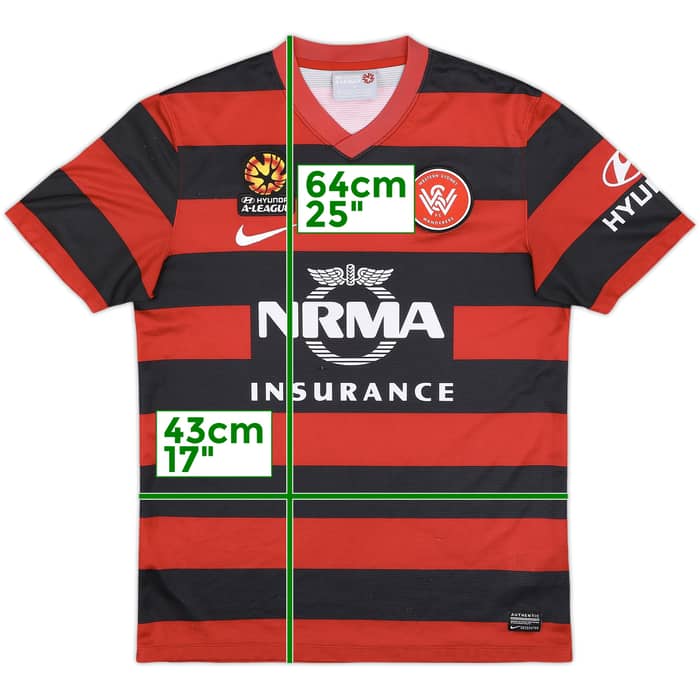 2012-14 Western Sydney Wanderers Home Shirt - 6/10 - (M)