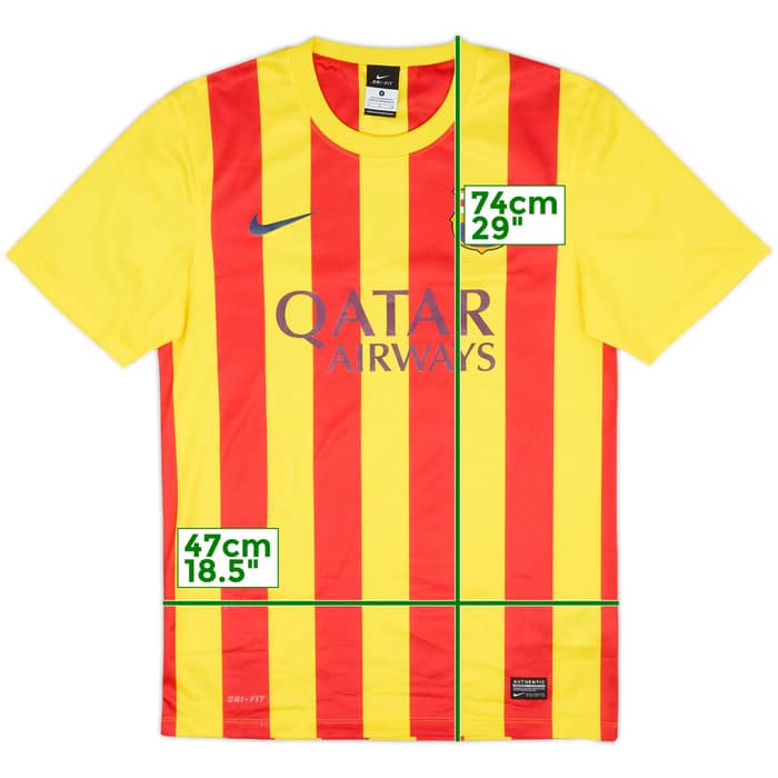 2013-15 Barcelona Basic Away Shirt - 7/10 - (S)