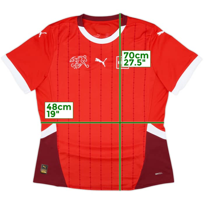 2024-25 Switzerland Home Shirt - 10/10 - (Women's L)