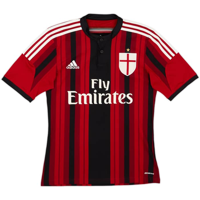 2014-15 AC Milan Home Shirt De Jong #34 - 5/10 - (S)