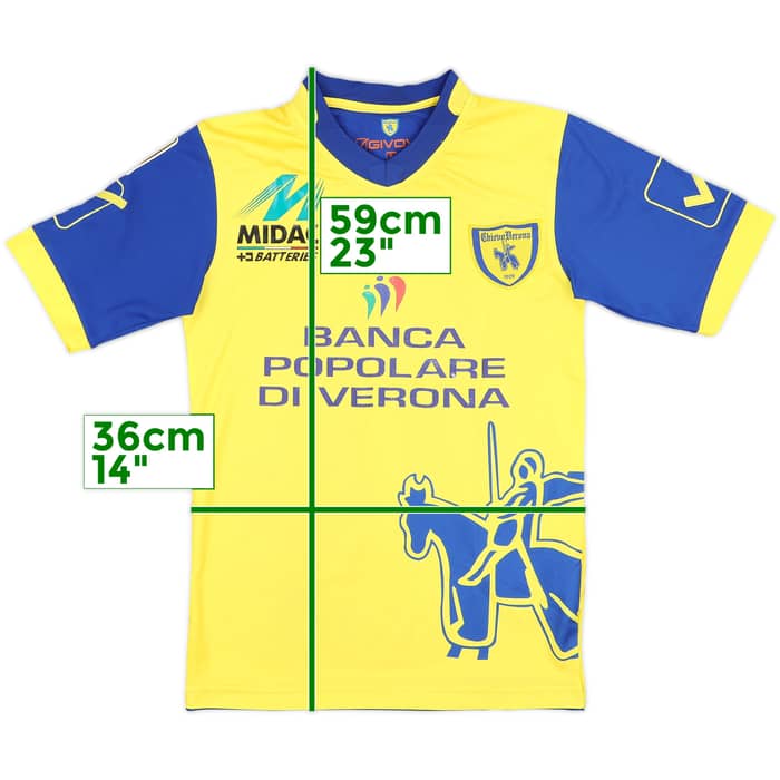 2011-12 Chievo Verona Home Shirt Pellissier #31 - 5/10 - (S)
