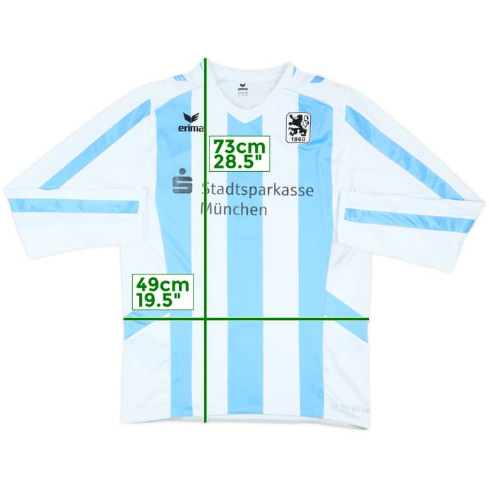 2010-11 1860 Munich II Match Issue Home L/S Shirt #15