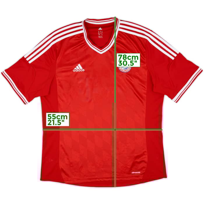 2013-14 Bayern Munich Home Shirt - 3/10 - (XL)