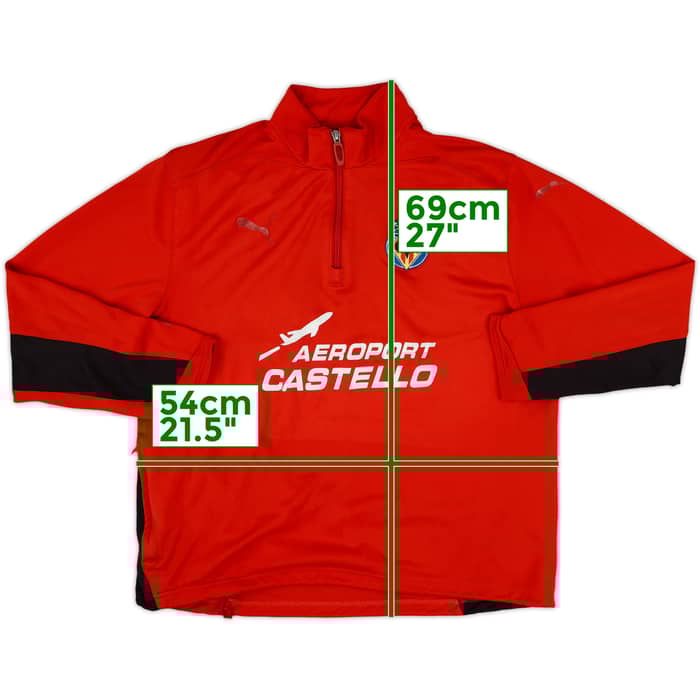 2007-08 Villarreal Puma 1/4 Zip Drill Top - 4/10 - (M)
