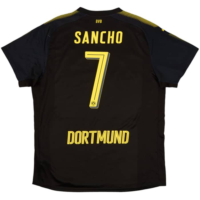 2017-18 Borussia Dortmund Away Shirt Sancho #7 - 8/10 - (XXL)