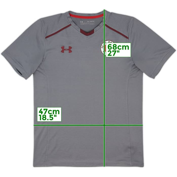 2017-18 St Pauli Under Armour Training Shirt - 8/10 - (XL.Boys)