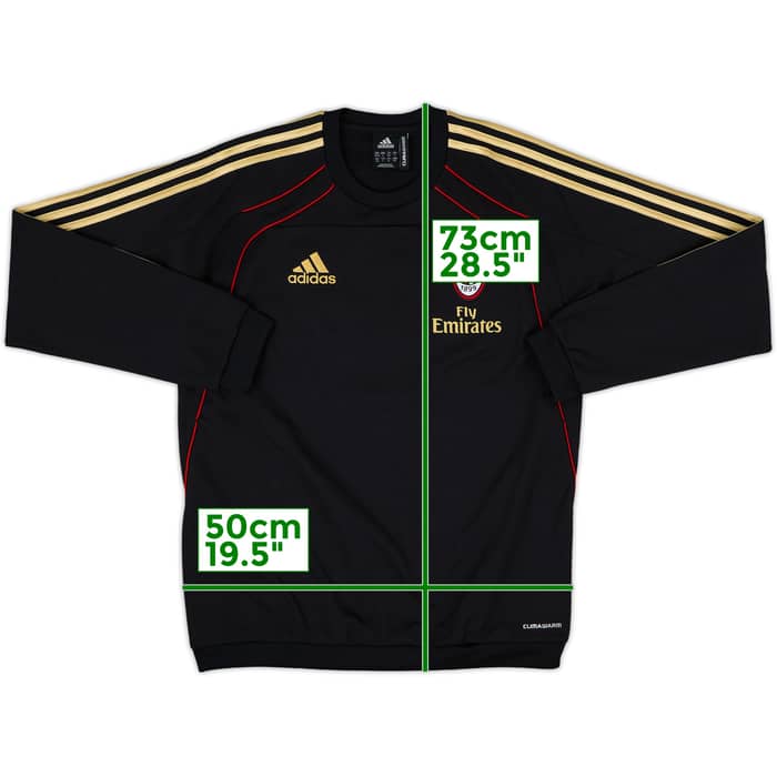 2010-11 AC Milan adidas Sweat Top - 9/10 - (S)