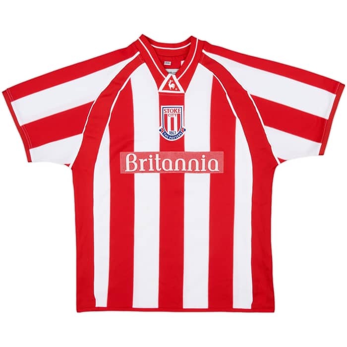 2001-03 Stoke City Home Shirt Brynjar #6 - 6/10 - (M.Boys)